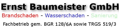 Ernst Baumeister GmbH - Professionelles Schadenmanagement